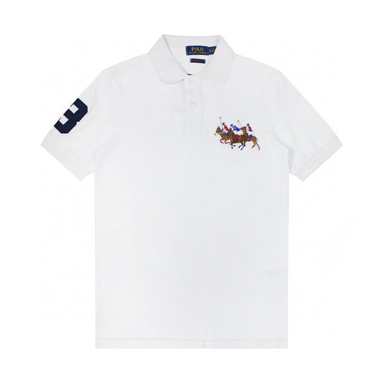 ⚪ Polo Ralph Lauren – White Classic Fit (Triple Players)